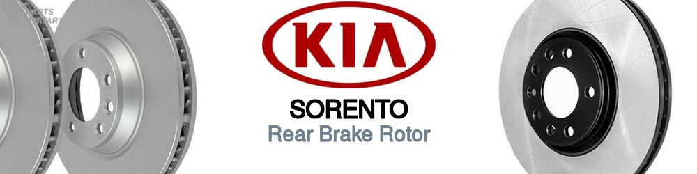 Discover Kia Sorento Rear Brake Rotor For Your Vehicle