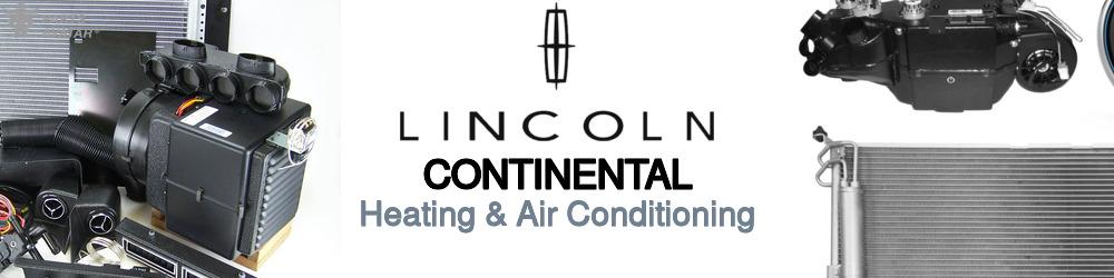 Discover Lincoln Continental Heating and Air Conditioning For Your Vehicle