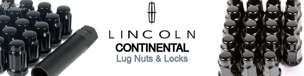 Discover Lincoln Continental Lug Nuts & Locks For Your Vehicle