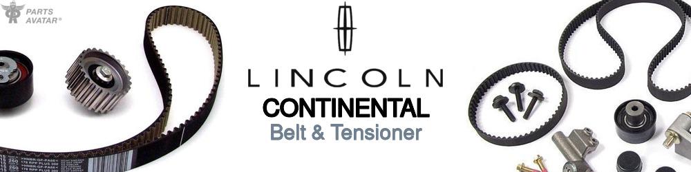 Discover Lincoln Continental Drive Belts For Your Vehicle