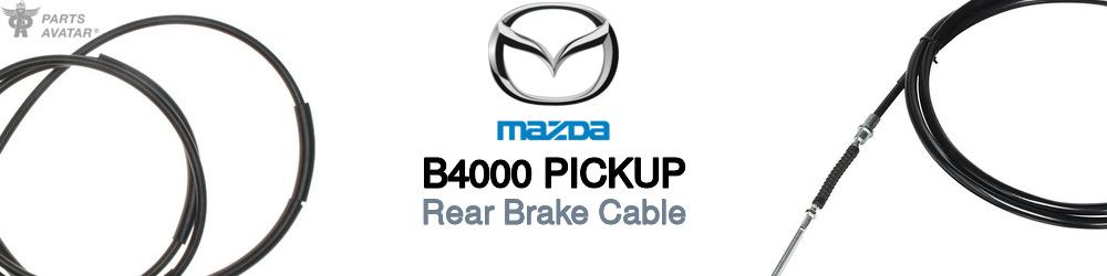 Discover Mazda B4000 pickup Rear Brake Cable For Your Vehicle