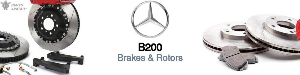 Details about   Rear Disc Brake Rotors And Semi-Metallic Pads Kit 2006-2008 Mercedes-Benz B200 