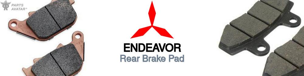 Discover Mitsubishi Endeavor Rear Brake Pads For Your Vehicle
