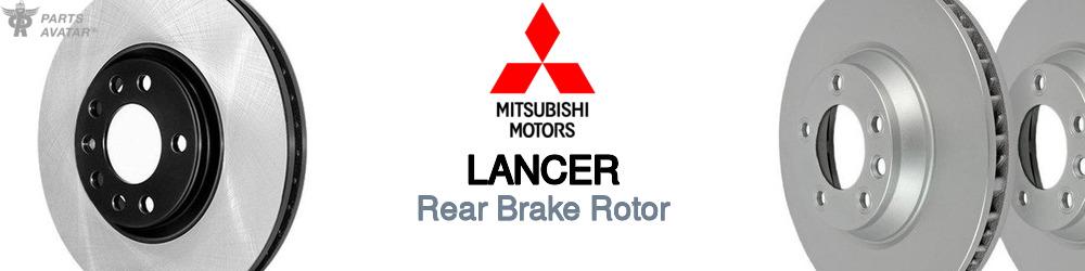 Discover Mitsubishi Lancer Rear Brake Rotors For Your Vehicle