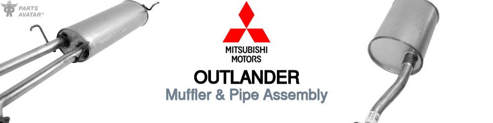 Discover Mitsubishi Outlander Muffler and Pipe Assemblies For Your Vehicle