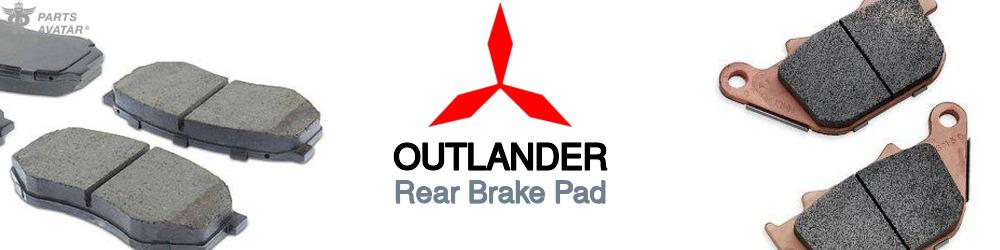 Discover Mitsubishi Outlander Rear Brake Pads For Your Vehicle