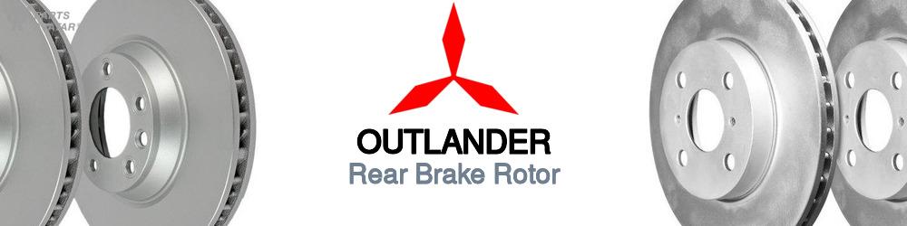 Discover Mitsubishi Outlander Rear Brake Rotors For Your Vehicle
