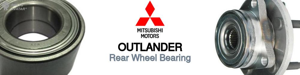 Discover Mitsubishi Outlander Rear Wheel Bearings For Your Vehicle