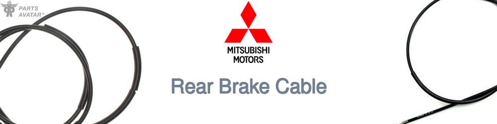Discover Mitsubishi Rear Brake Cable For Your Vehicle