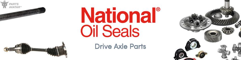 National Oil Seals Drive Axle Parts
