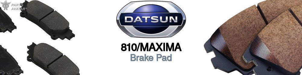 Discover Nissan datsun 810/maxima Brake Pads For Your Vehicle