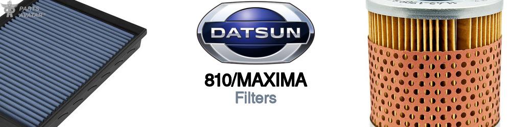 Discover Nissan datsun 810/maxima Car Filters For Your Vehicle