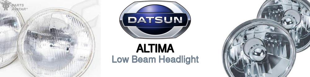 Discover Nissan datsun Altima Low Beam Bulbs For Your Vehicle
