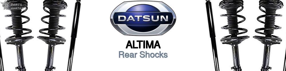 Discover Nissan datsun Altima Rear Shocks For Your Vehicle