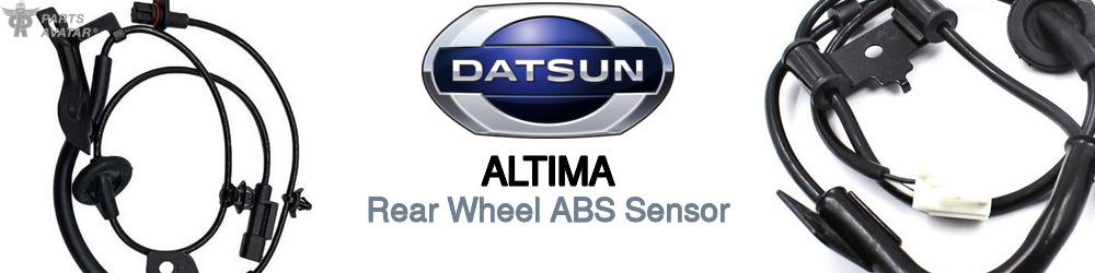 Discover Nissan datsun Altima ABS Sensors For Your Vehicle