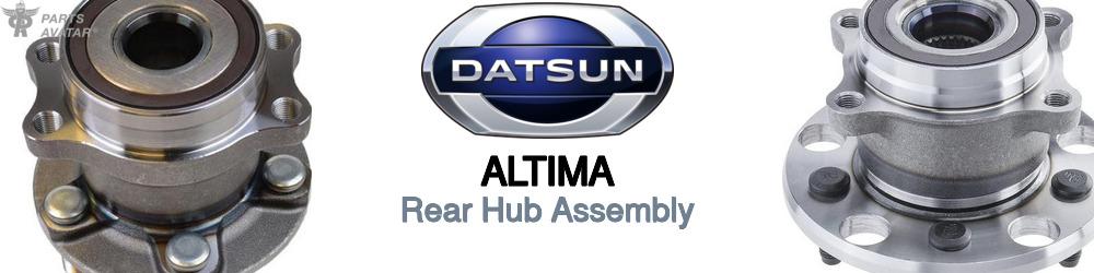 Discover Nissan datsun Altima Rear Hub Assemblies For Your Vehicle