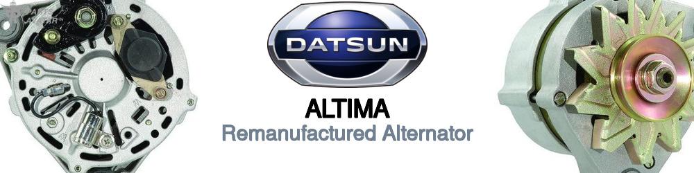 Discover Nissan datsun Altima Remanufactured Alternator For Your Vehicle