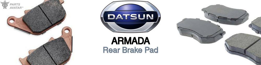Discover Nissan datsun Armada Rear Brake Pads For Your Vehicle