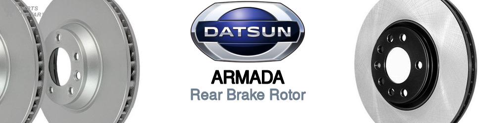 Discover Nissan datsun Armada Rear Brake Rotors For Your Vehicle