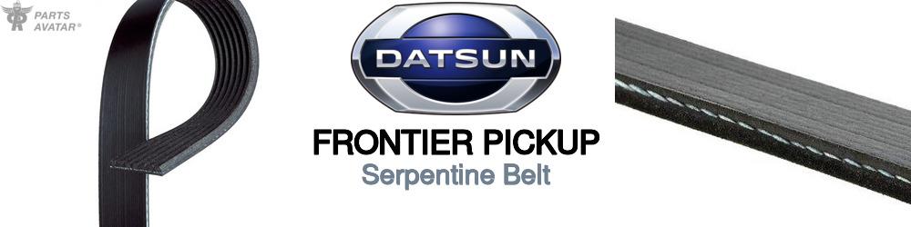 Discover Nissan datsun Frontier pickup Serpentine Belts For Your Vehicle