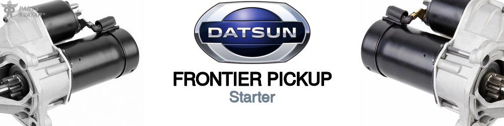 Discover Nissan datsun Frontier pickup Starters For Your Vehicle
