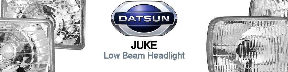 Discover Nissan datsun Juke Low Beam Bulbs For Your Vehicle
