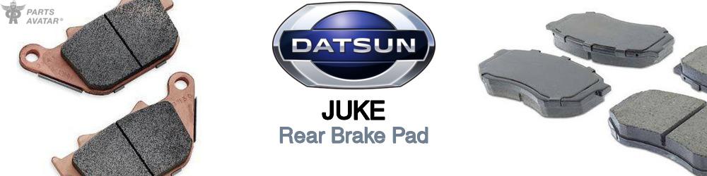 Discover Nissan datsun Juke Rear Brake Pads For Your Vehicle