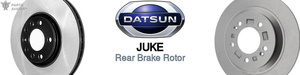 Discover Nissan datsun Juke Rear Brake Rotors For Your Vehicle