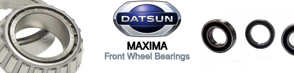 Discover Nissan datsun Maxima Front Wheel Bearings For Your Vehicle