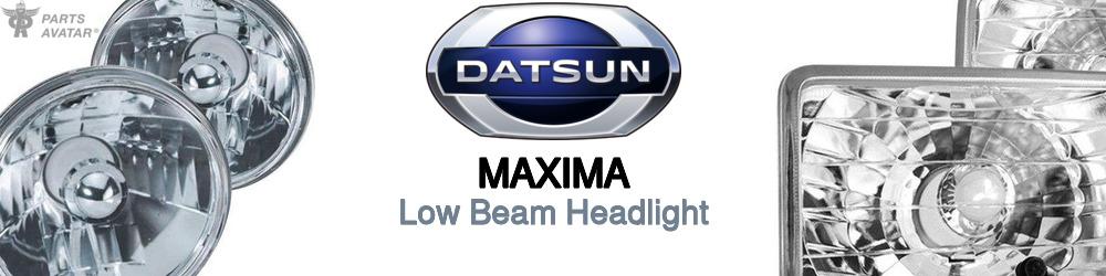 Discover Nissan datsun Maxima Low Beam Bulbs For Your Vehicle