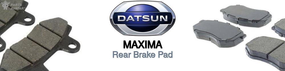 Discover Nissan datsun Maxima Rear Brake Pads For Your Vehicle
