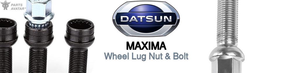 Discover Nissan datsun Maxima Wheel Lug Nut & Bolt For Your Vehicle