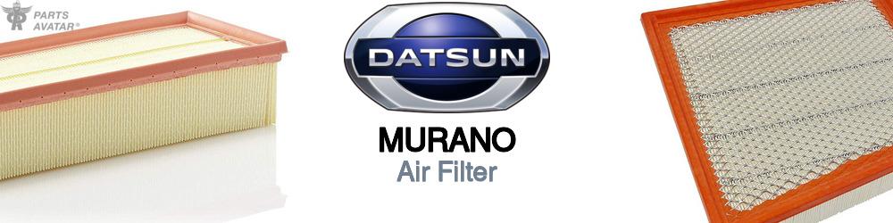 Discover Nissan datsun Murano Engine Air Filters For Your Vehicle
