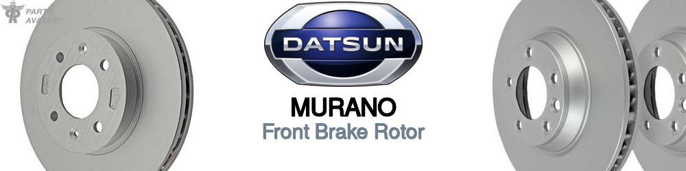 Discover Nissan datsun Murano Front Brake Rotors For Your Vehicle