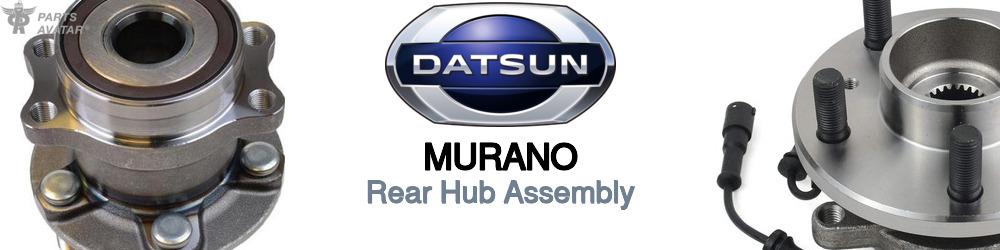 Discover Nissan datsun Murano Rear Hub Assemblies For Your Vehicle