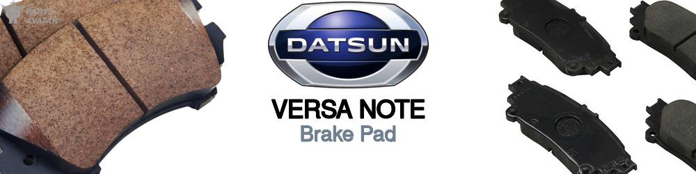 Discover Nissan datsun Versa note Brake Pads For Your Vehicle