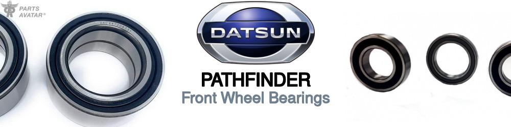 Nissan Datsun Pathfinder Front Wheel Bearings