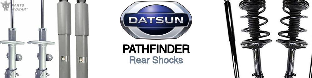 Discover Nissan datsun Pathfinder Rear Shocks For Your Vehicle