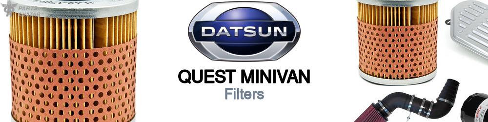 Discover Nissan datsun Quest minivan Car Filters For Your Vehicle