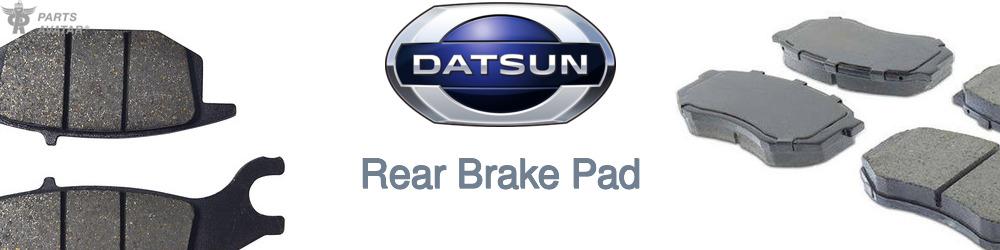 Discover Nissan datsun Rear Brake Pads For Your Vehicle