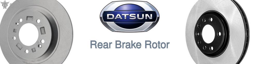 Discover Nissan datsun Rear Brake Rotors For Your Vehicle