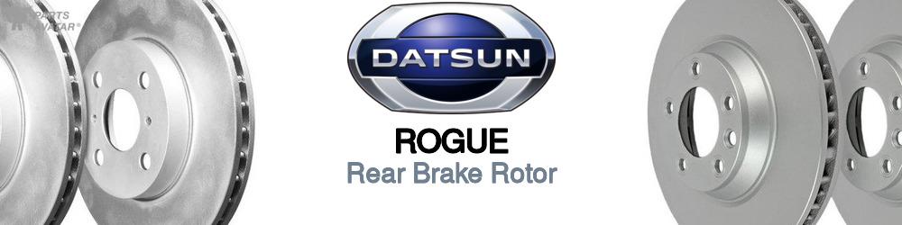 Nissan Datsun Rogue Rear Brake Rotor