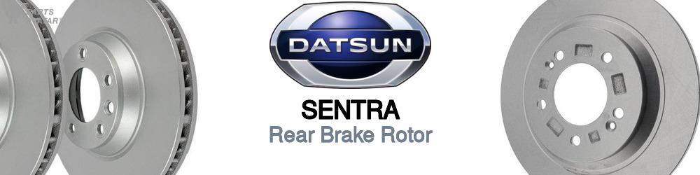 Nissan Datsun Sentra Rear Brake Rotor