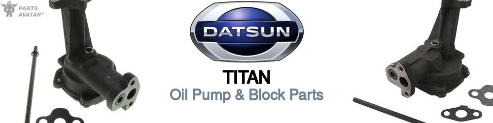 Discover Nissan datsun Titan Oil Pumps For Your Vehicle