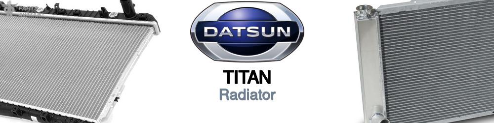 Discover Nissan datsun Titan Radiators For Your Vehicle