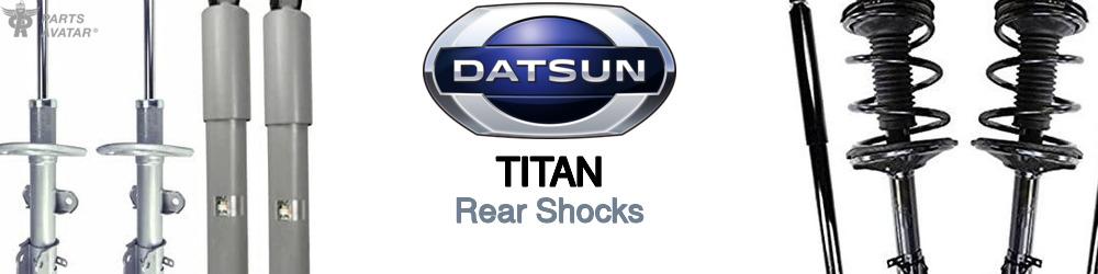 Discover Nissan datsun Titan Rear Shocks For Your Vehicle