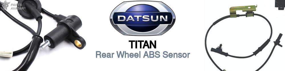 Discover Nissan datsun Titan ABS Sensors For Your Vehicle