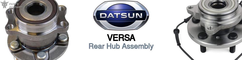 Discover Nissan datsun Versa Rear Hub Assemblies For Your Vehicle