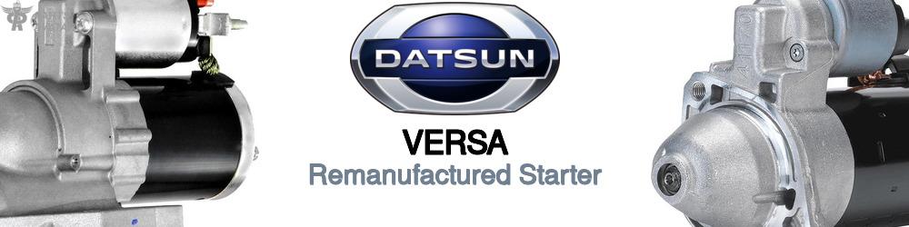 Discover Nissan datsun Versa Starter Motors For Your Vehicle