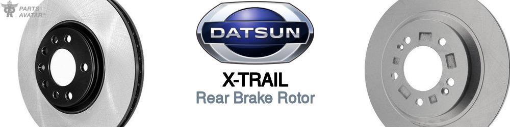 Discover Nissan datsun X-trail Rear Brake Rotors For Your Vehicle